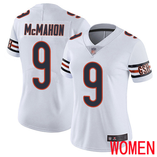 Chicago Bears Limited White Women Jim McMahon Road Jersey NFL Football 9 Vapor Untouchable